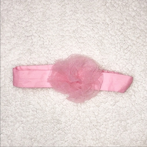 Girls Gymboree Pink Flower Headband - Picture 1 of 4